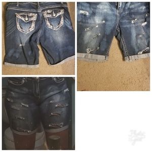 Denium custom shorts